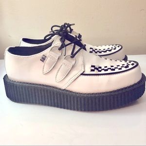 TUK White and Black Creepers